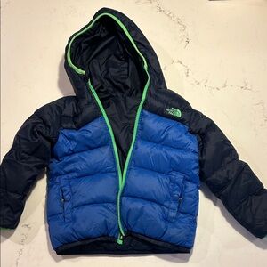 The North Face Kids Blue Puffer Jacket